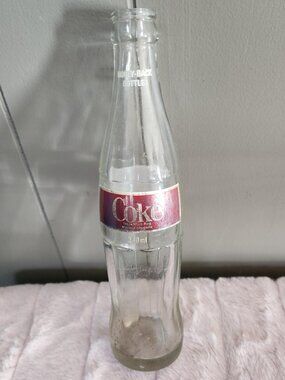 VINTAGE 1970s Canadian Bilingual Coca-Cola / Coke 300ml Glass Contour Bottle